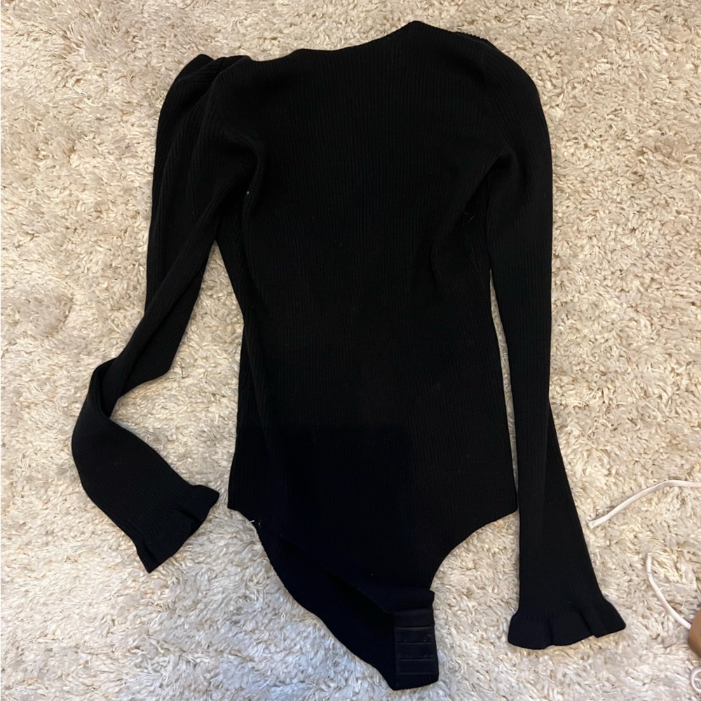 Sézane open back bodysuit